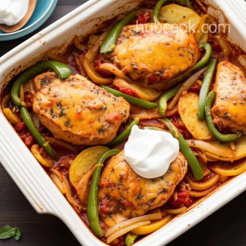 Baked Chicken Fajitas