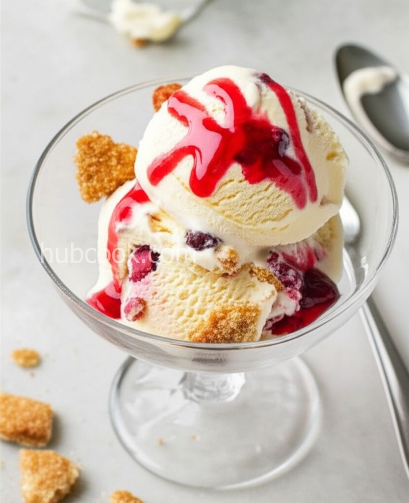 Cherry Pie a la Mode Ice Cream