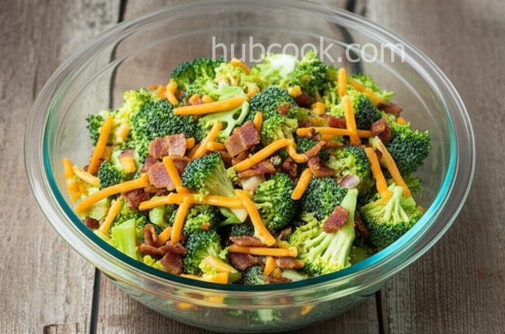 Cold Broccoli Salad without Mayo