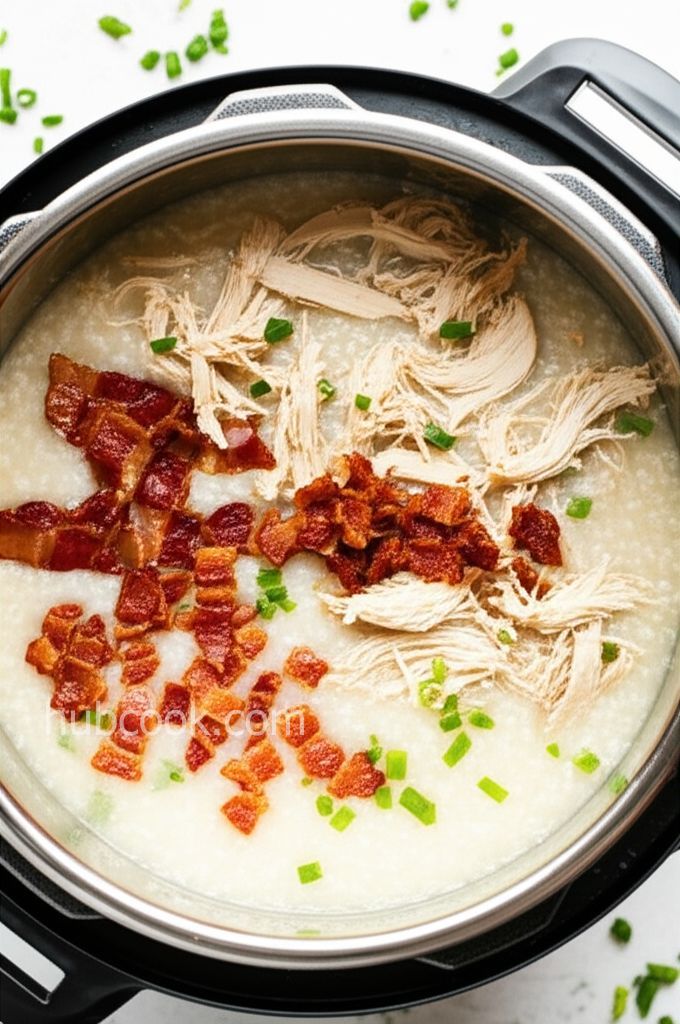 Instant Pot® Chicken Congee (Chinese Rice Porridge)