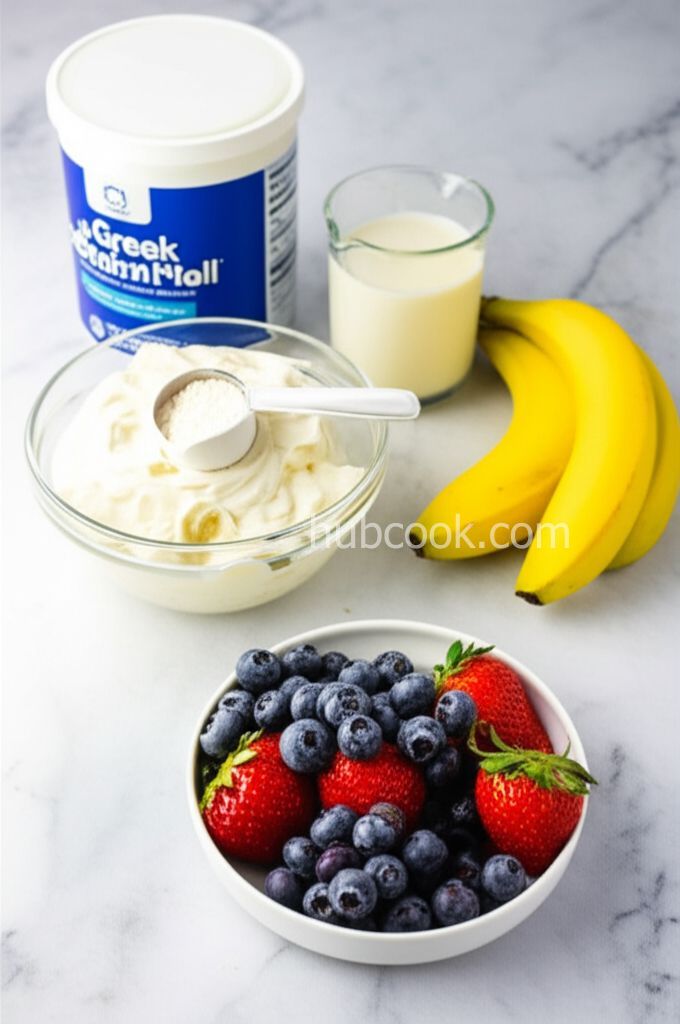 Banana-Berry Protein Pops