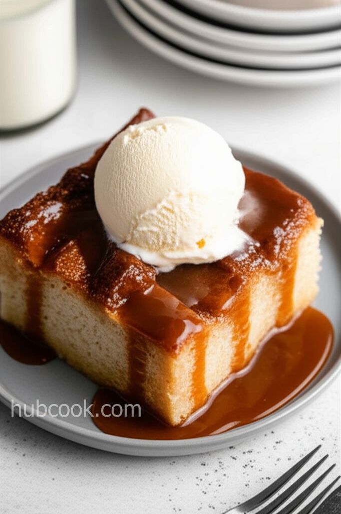 Bread Pudding With Caramel Sauce