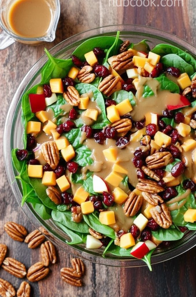 Fall Salad with Maple-Balsamic Dressing