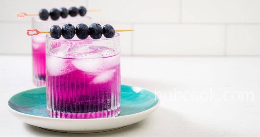 Sparkling Blueberry-Ginger Lemonade