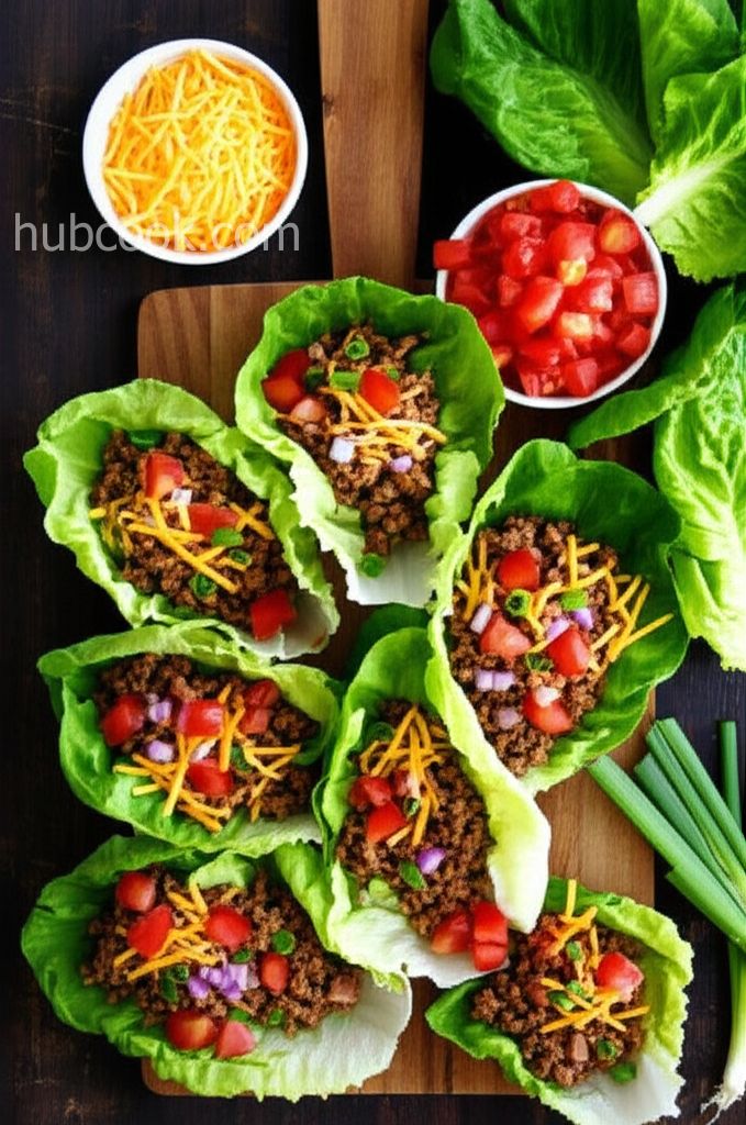 Taco Beef Lettuce Cups
