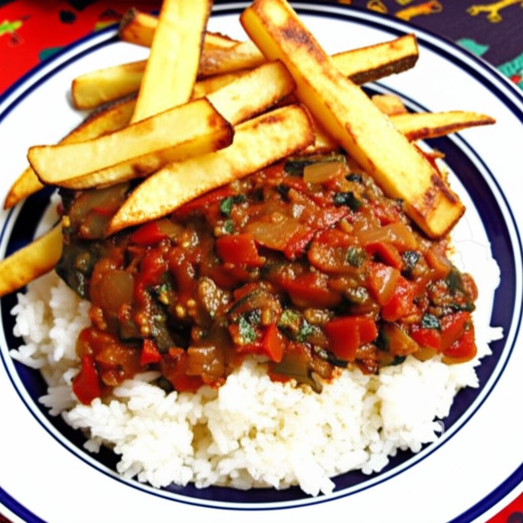 Vegetarian Huevo Saltado