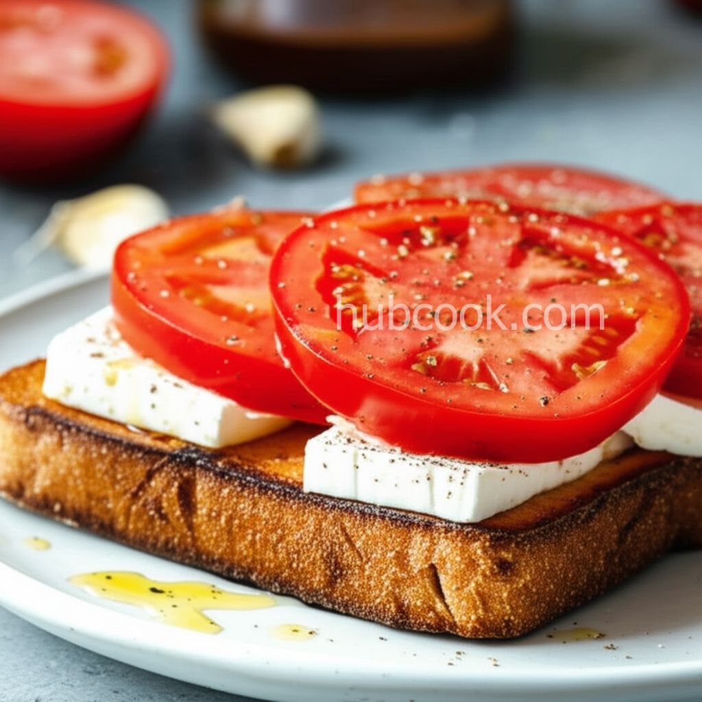 Heirloom Tomato Toast with Feta