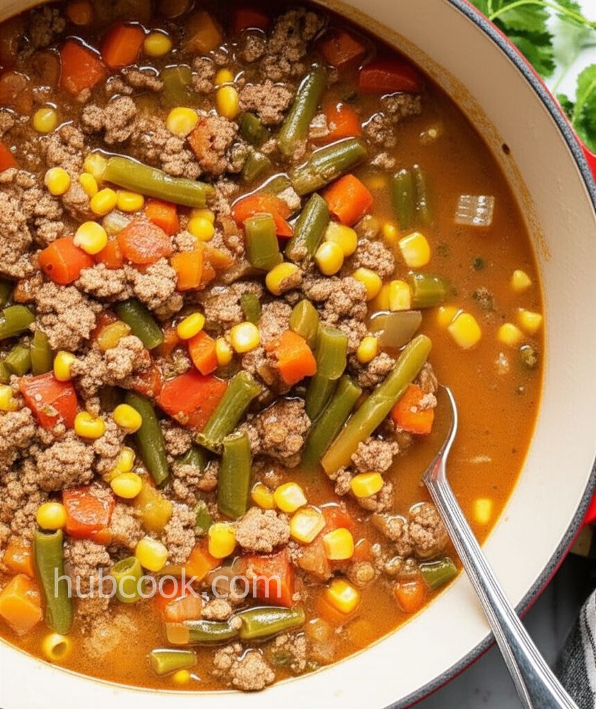 Old-Fashioned Hamburger and Vegetable Stew