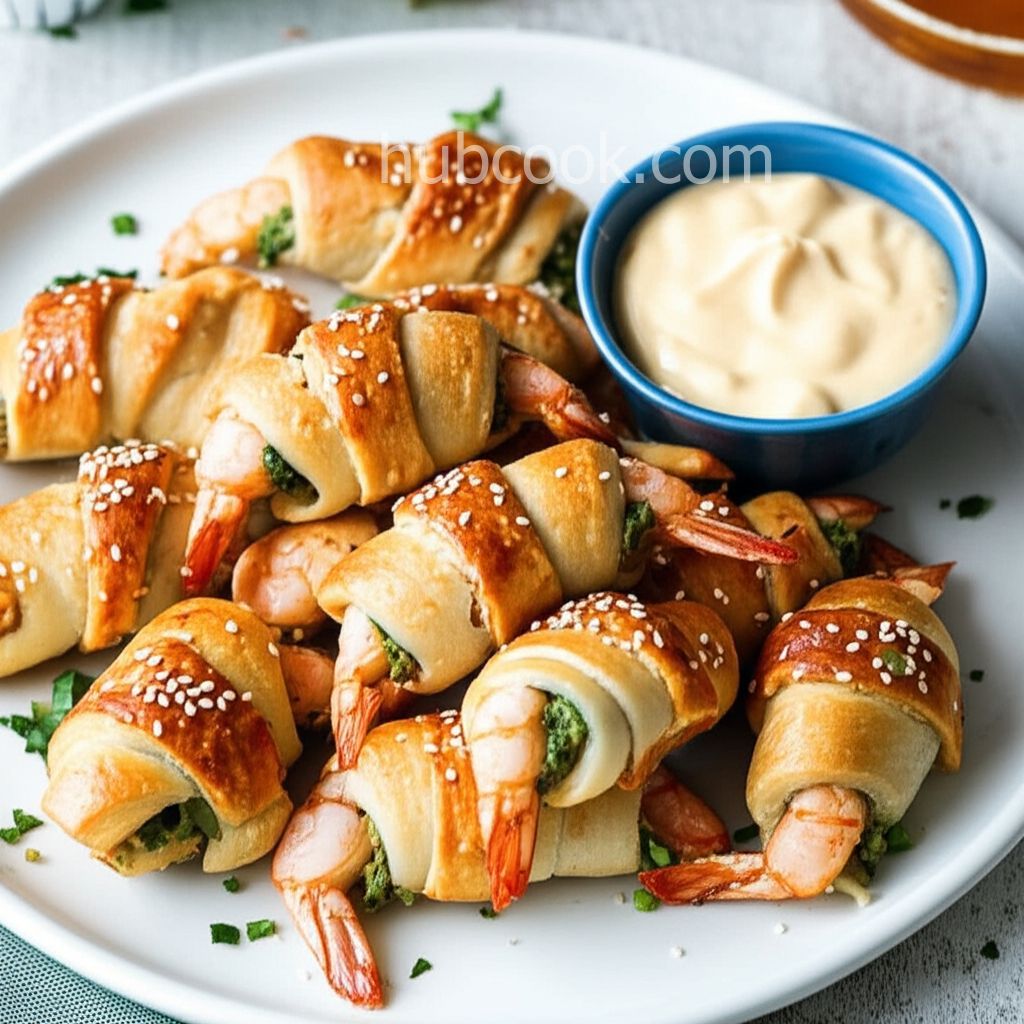 Garlic Shrimp in a Blanket