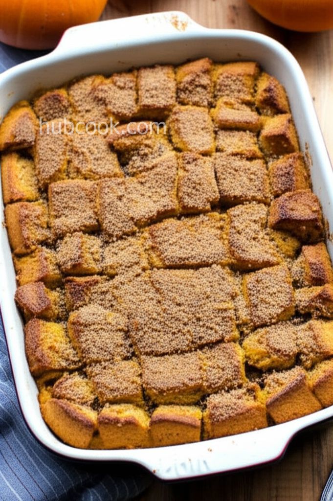 Pumpkin French Toast Bake