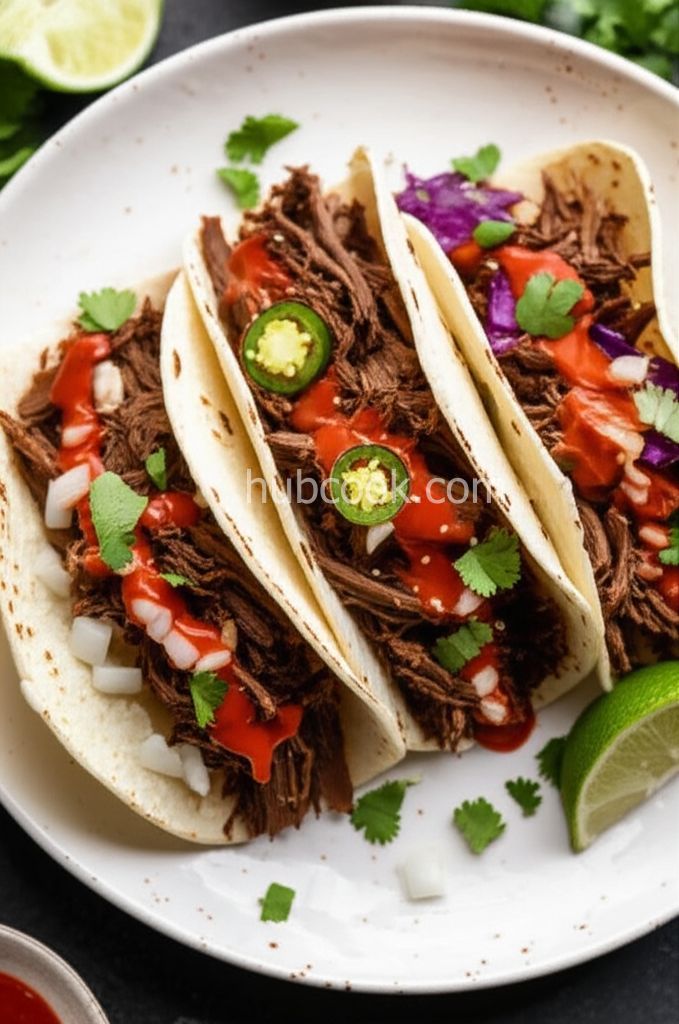 Simple Slow-Cooked Korean Beef Soft Tacos