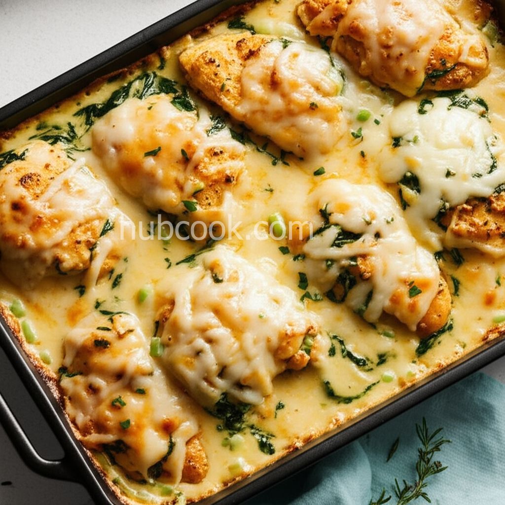 Smothered Chicken with Spinach, Potatoes, and Mushrooms
