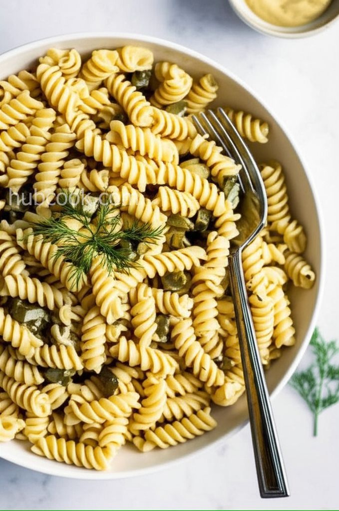 Dill Pickle Pasta Salad