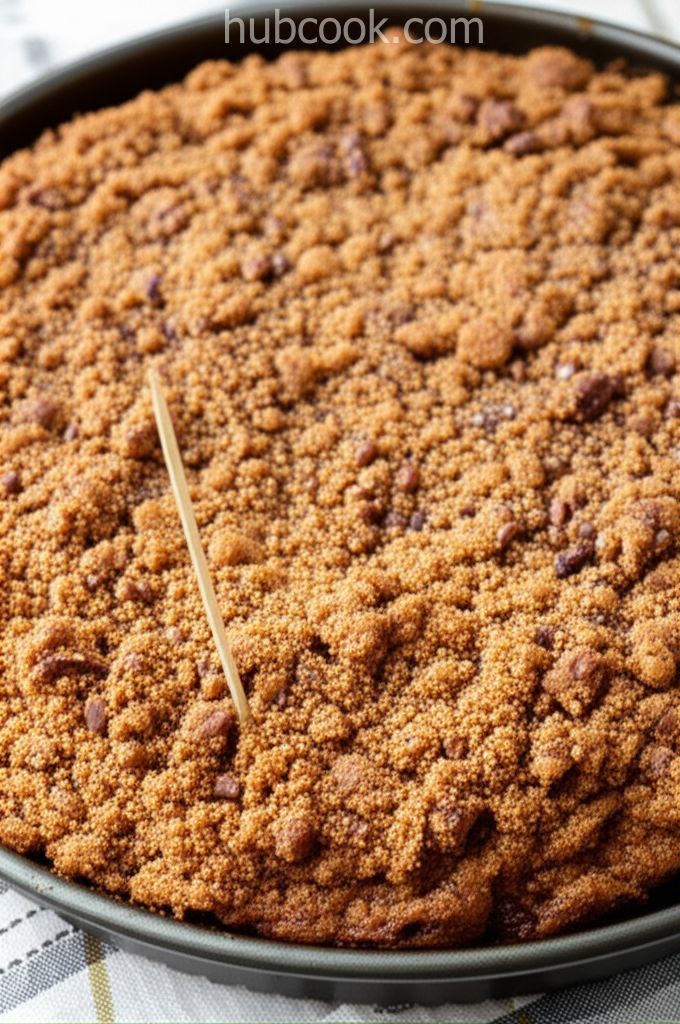 Cinnamon Streusel Coffee Cake