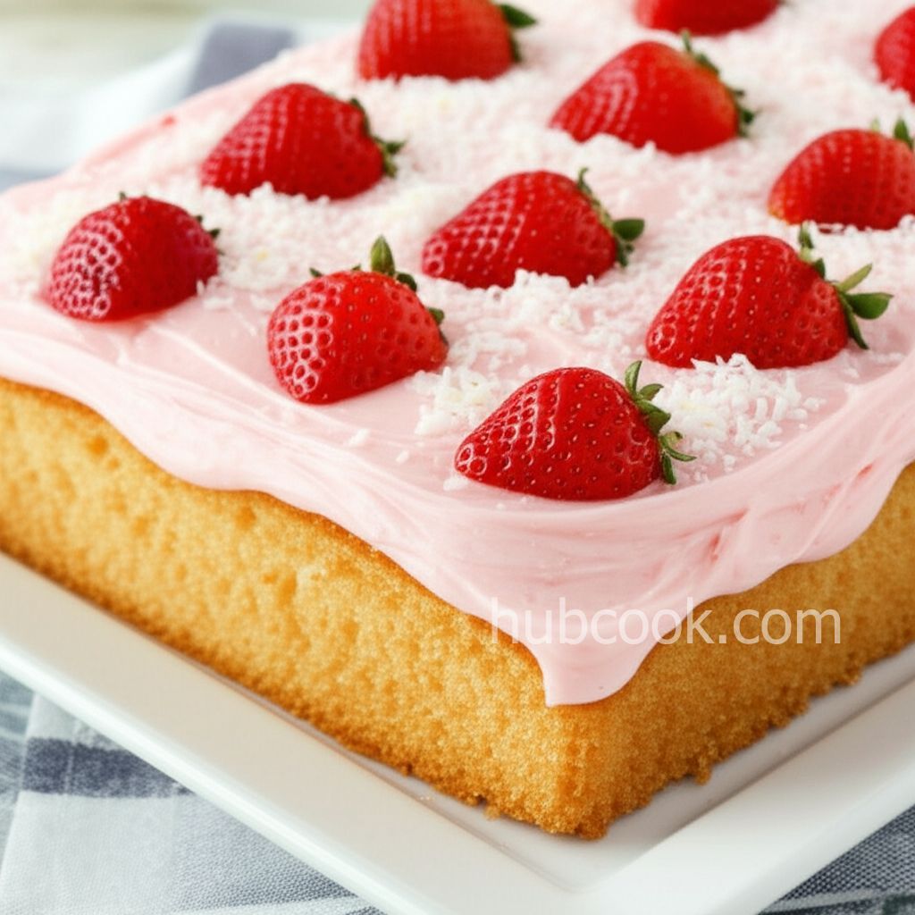 Strawberry Cake and Frosting II